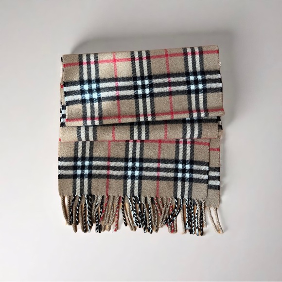 Burberrys Scarf 100% Cashmere ,made in England - Picture 5 of 12